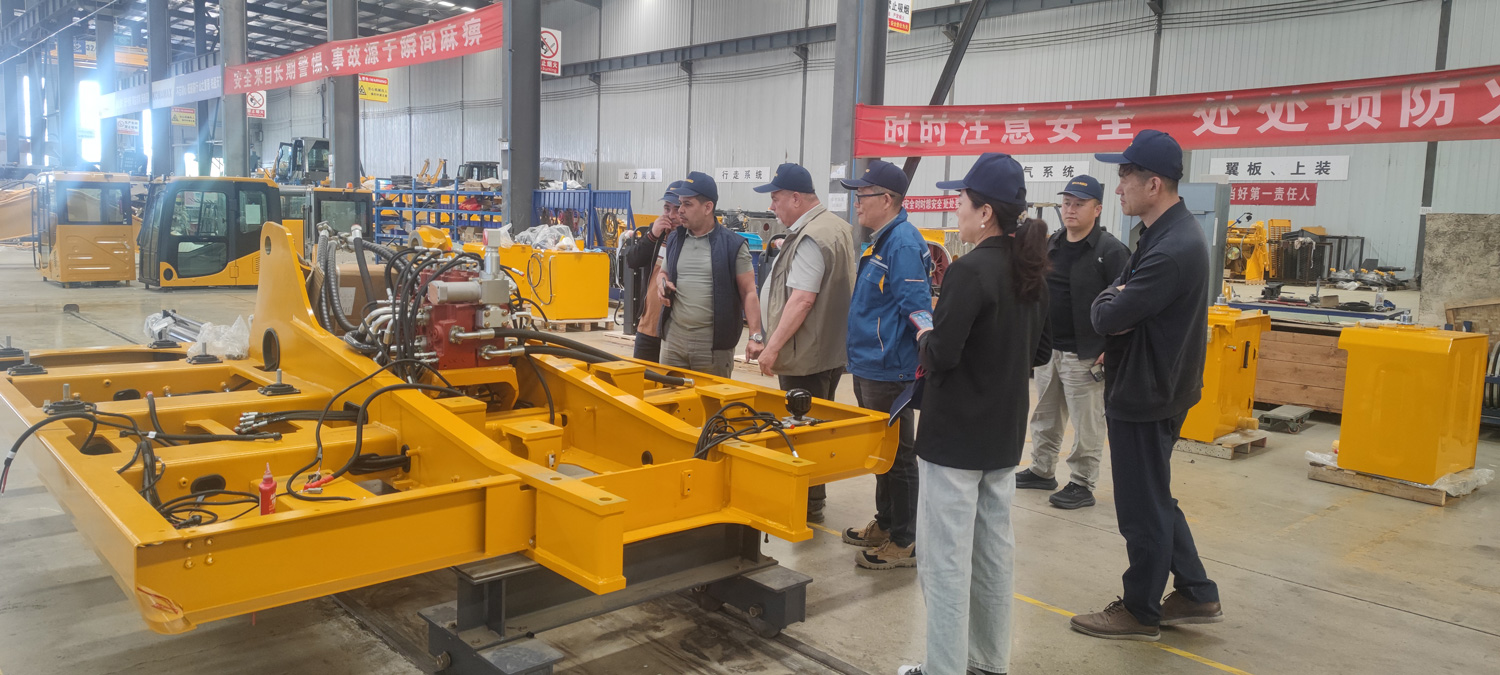 Línea de producción de excavadoras china